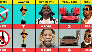 Richest Celebrity Comparison: Asake Vs Seyi Vibes | Net Worth | Awards | Family | Cars | Age..