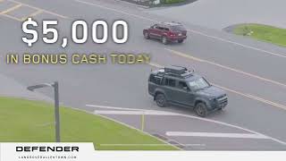 2023 Defender's now ALL have $5,000 in incentives at Land Rover Allentown! Land Rover Allentown Largest Defender Inventory