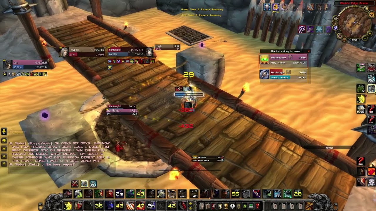 drum and bass ftw 37/3/31 warrior preg wotlk 2v2 arena pvp YouTube