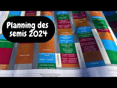 CALENDRIER DES SEMIS 🌱 2024. (Gratuit)