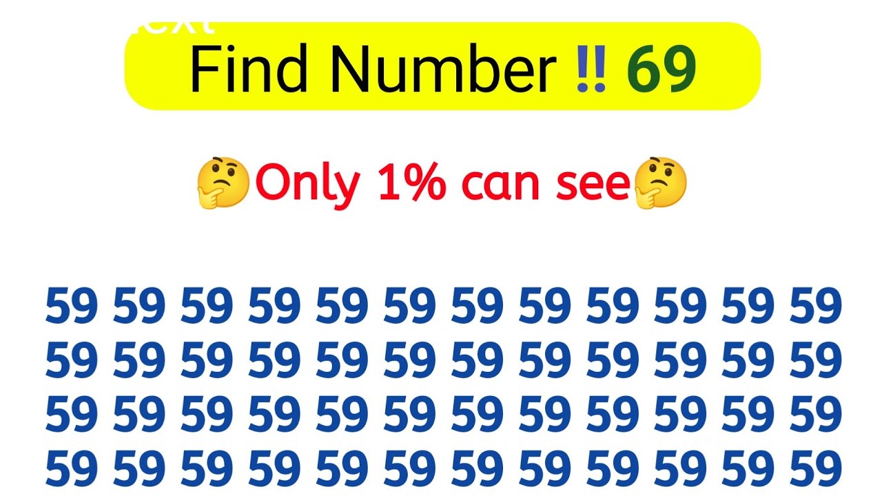 Find 👉 69 | IQ Puzzle | Brain Test #iqtest #iqchallenge #iq #ias #ssc