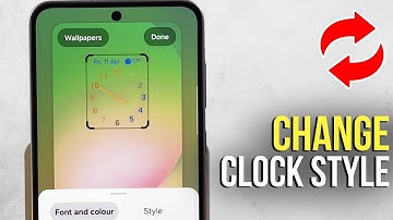 Samsung Galaxy A56 Tutorial - How to Change Lock Screen Clock Style