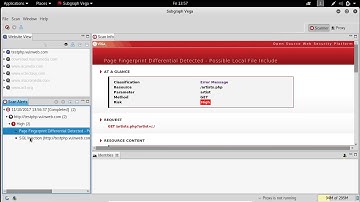 vega web application Vulnerability Scanner