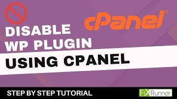 How To Disable WordPress Plugins Using cPanel