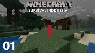Pertualangan Baru Telah Di Mulai !!!! - Minecraft Survival Indonesia (Ep.1)