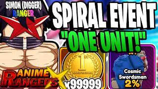 🔥SOLO Spiral Invasion Event With 1 DPS ONLY?! Easy Method🔥 (Anime Rangers X)