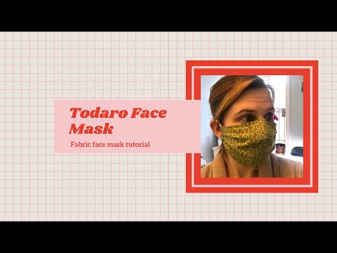 Todaro tissu tutoriel masque