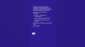 Can I paste plain text by default? #shorts