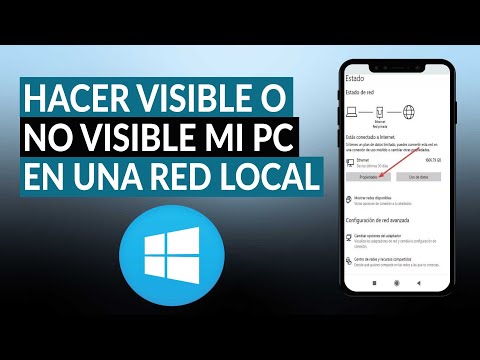 ¿Cómo hacer visible o invisible mi PC WINDOWS 10 en una red local?