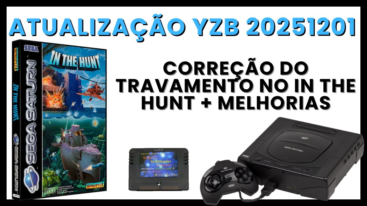 Nova Atualização  SAROO BY YZB! 20251201 - Correção no travamento do jogo In The Hunt + Melhorias
