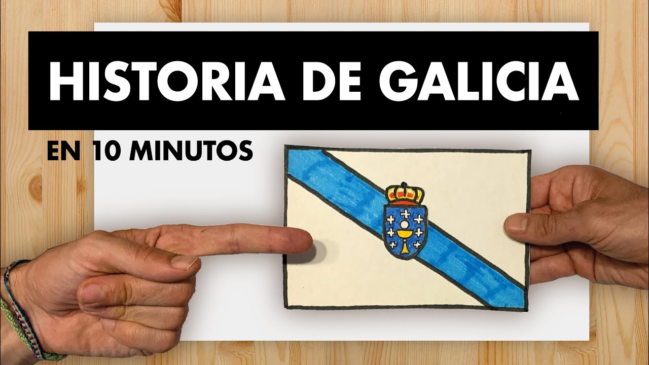 FREE! - Póster: A bandeira de Galicia - Galego - Twinkl