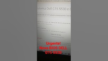 Nova BIOS v1.9.0 DELL G15 5530!! adeus TGP 30W? #dellg152023 #rtx30506gb #g1530w