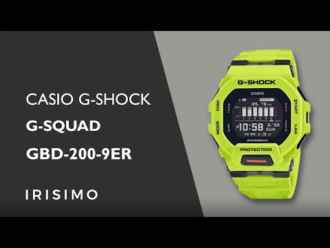 CASIO G-SHOCK G-SQUAD GBD-200-9ER | IRISIMO - YouTube