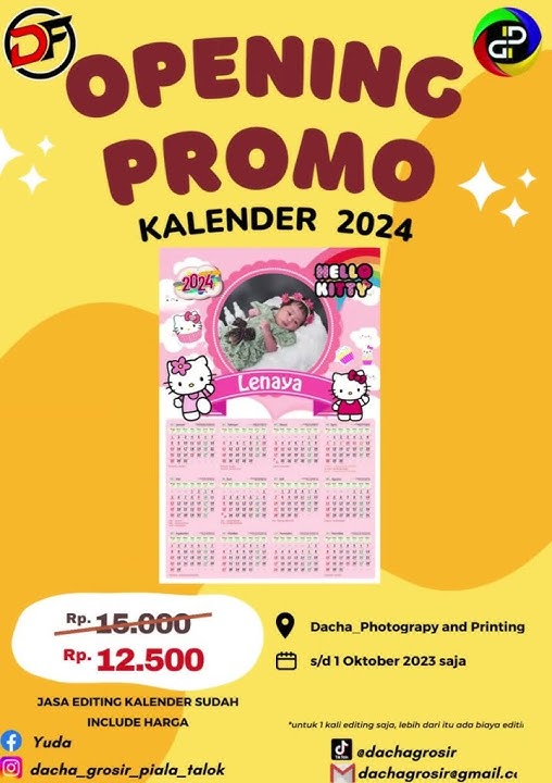 Promo Kalender Tahun 2024