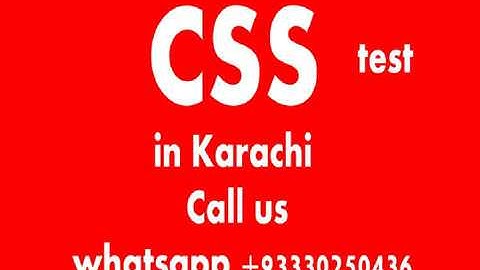 CSS preparation in Karachi, CSS classes institute course exam training test in Karachi