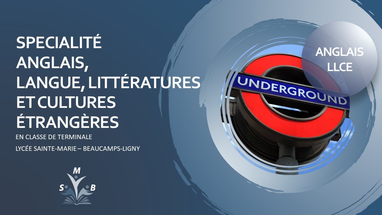 Langue Littérature Et Culture étrangère Anglais Page De Garde Spécialité LLCE Langue, Littératures et Cultures Etrangères (terminale