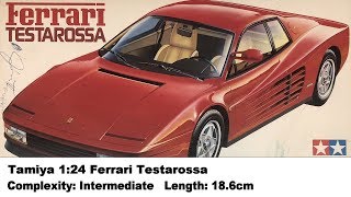 Tamiya 1:24 Ferrari Testarossa Kit Review