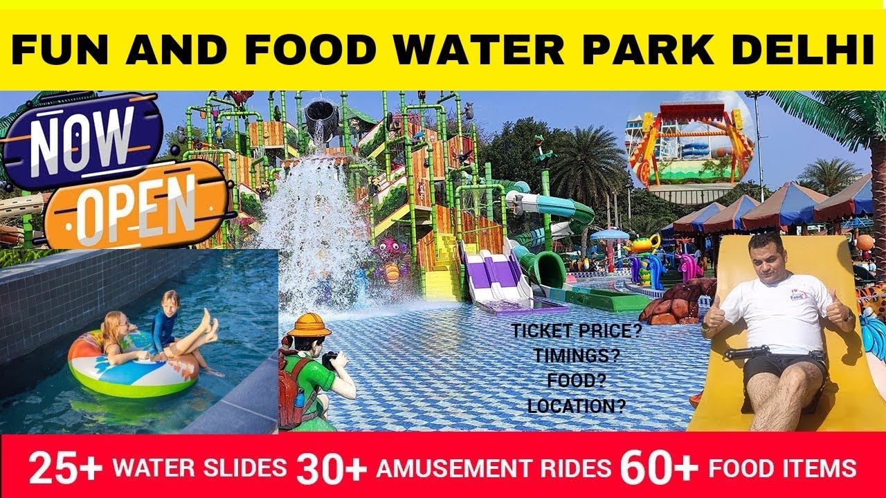 Fun and food water park delhi ticket price 2024 Fun n food village