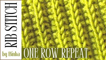 [Bulgarian] One-row repeat rib stitch. Reversible knitting pattern. Полски ластик. How to knit.