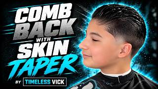 Comb Back With A Skin Taper | By - Timeless Vick