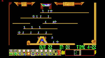 Lemmings - Level 3 - Tailor-made for blockers