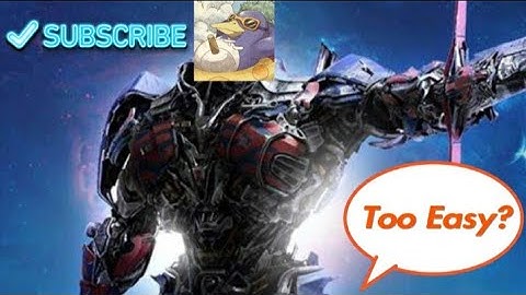 Transformers Fall of Cybertron Destroyer 1v1 against Leo