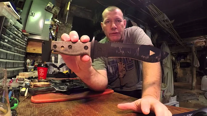 Yellow Hawk Custom Kydex - Dark Timber/Yellow hawk Customs systems, Parry Blade