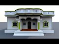 35 x 45 Home Design with 3d Model ,35 x 45 House Plan With Front Elevation ,35 x 45 Makan ka naksha