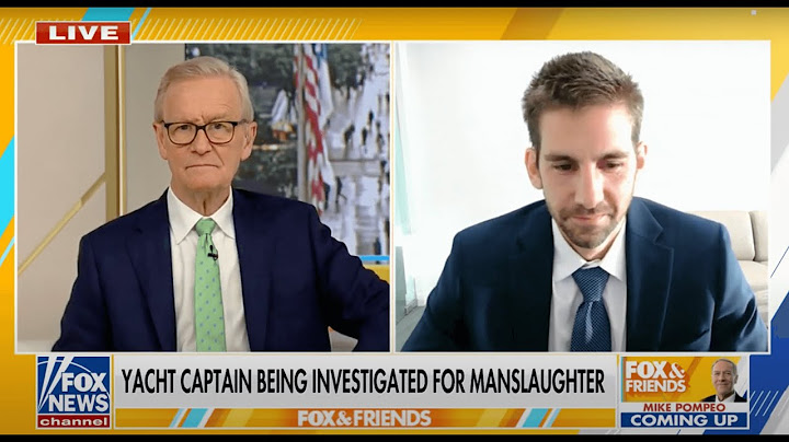 Alex Perez discusses Captain's Manslaughter Investigation After Superyacht Sinking with Fox News
