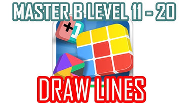 Puzzle Joy | Draw Lines | Master B | Level 11 - 20 | Answers