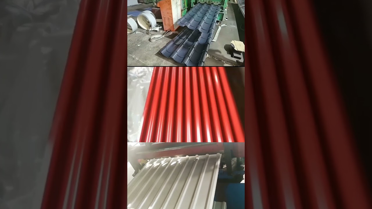 China Galvanized Zinc Coated Steel Sheet # metal manufacturing # factory # construction materials
