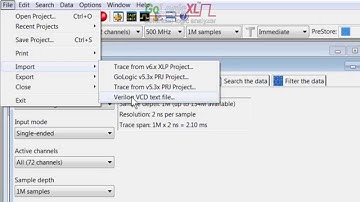 Logic Analyzer GoLogicXL: Import VCD (other #05)