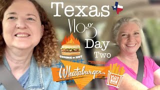 Texas Vlog | Day 2 | Whataburger | Stanley's Barbecue