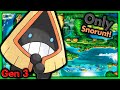 Can i beat pokemon emerald with only snorunt  pokemon challenges  no items in battle