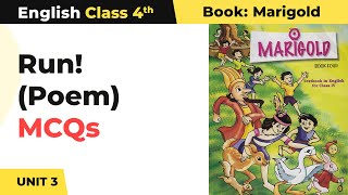 Run! (Poem) - MCQs | Marigold Unit 3 | Class 4 English | CBSE 2024-25