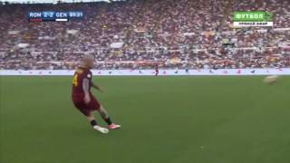AS Rome – Genoa  3 - 2  Diego Perotti goal
