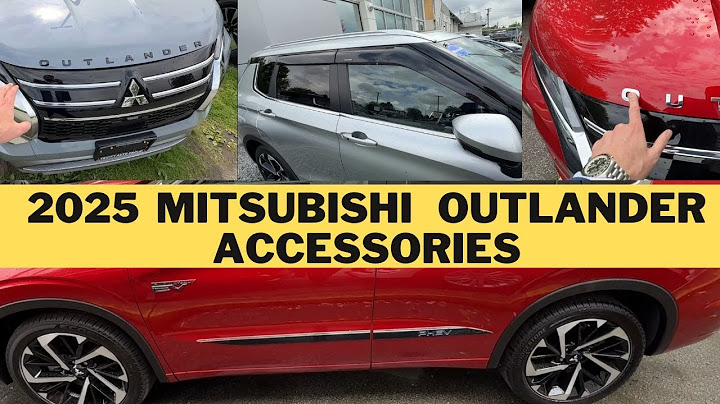 2025 Mitsubishi accessories - real live review!