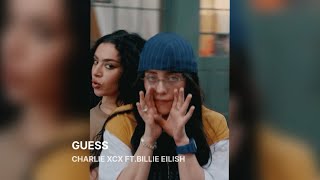CHARLI XCX- Guess ft. Billie Eilish (Lyric Video)