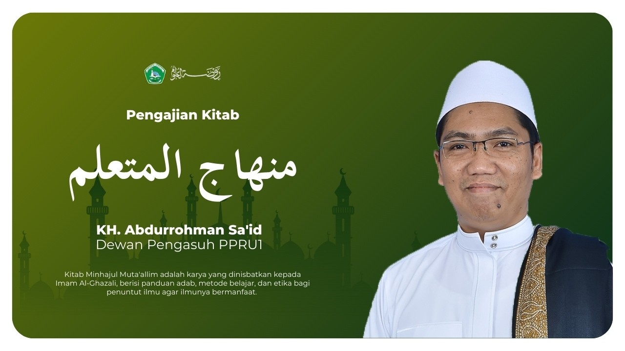 🔴#NGAJI ONLINE RAMADHAN | Kitab minhaj AL Muta'allim [Hal]