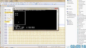 Batch Game - Batchcraft - A Minecraft Clone in 2D on a Batch File