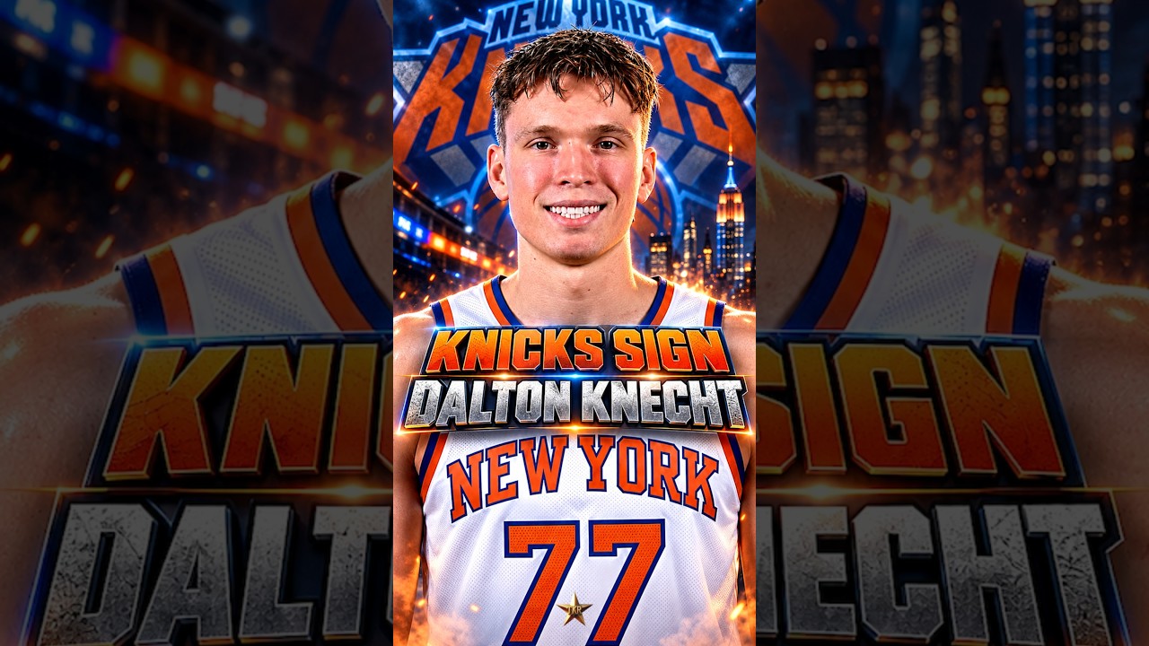 Knicks STEAL Dalton Knecht... #Knicks #DaltonKnecht #KnicksNews #NBA #NBANews #NewSigning