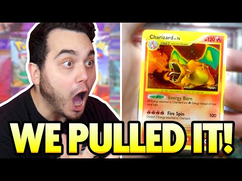 WE ACTUALLY GOT THE CHARIZARD!? Vintage Pokemon Stormfront Opening!