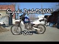 Suzuki Djebel250XC Walk around. Обзор и запуск мотоцикла.