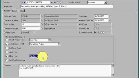 Accpac 001    Demo   Accpac 5 0 Project Job Costing