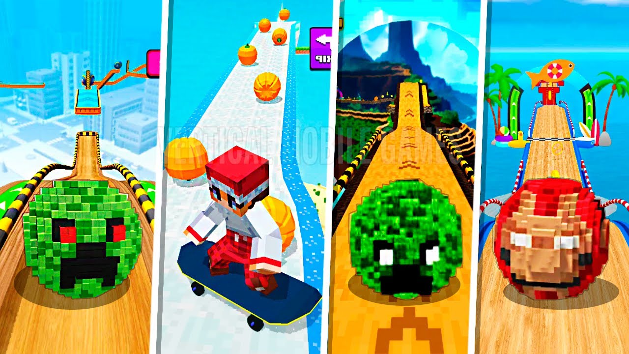 Minecraft Balls Race! Going Balls vs Fly Ball vs Super Rolling Ball Balance vs Rolling Ball 3D