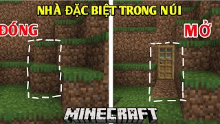 THỬ THÁCH LÀM CĂN NHÀ BÍ MẬT ĐẶC BIỆT AN TOÀN TRONG NÚI | TRONG MINECRAFT