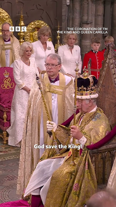 HM King Charles III formally crowned 👑 #CoronationOnTheBBC #Coronation #KingCharlesIII #RoyalFamily