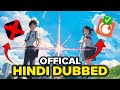 Your Name &amp; Suzume Movie Official Hindi Dub 🤯 