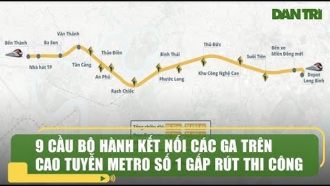 9 cầu bộ hành kết nối các ga trên cao tuyến metro số 1 gấp rút thi công #Shorts