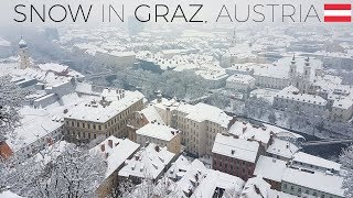 Snow in Graz, Austria (February 2018)